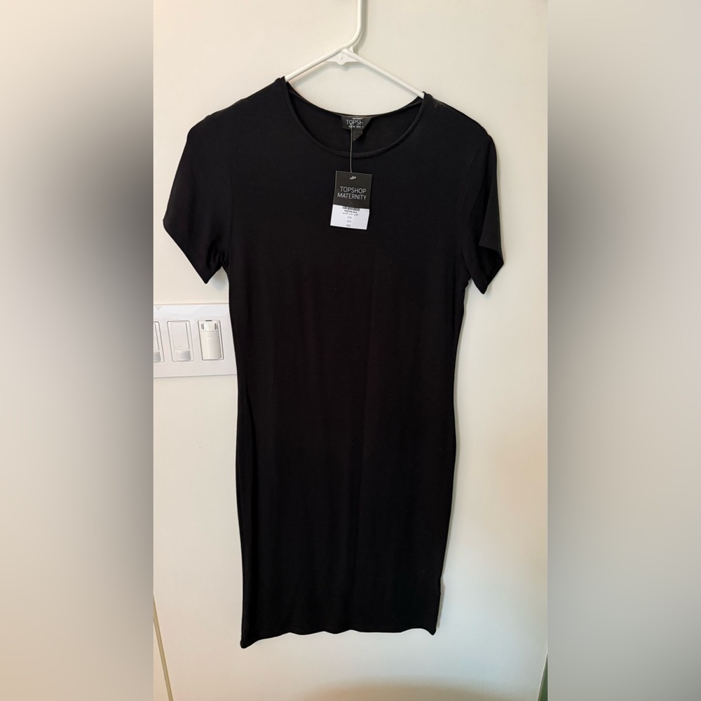 Topshop Maternity Classic Black Dress